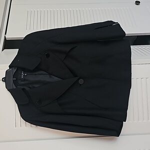 Nine West Black Denim Blazer